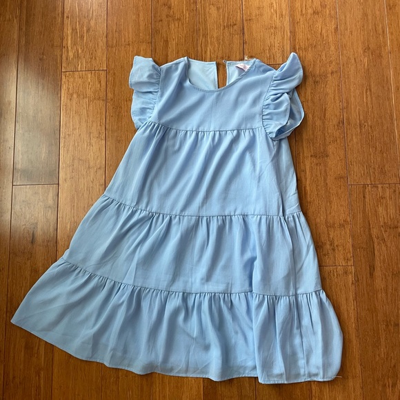 Light Blue Ruffled Dress - Picture 1 of 1